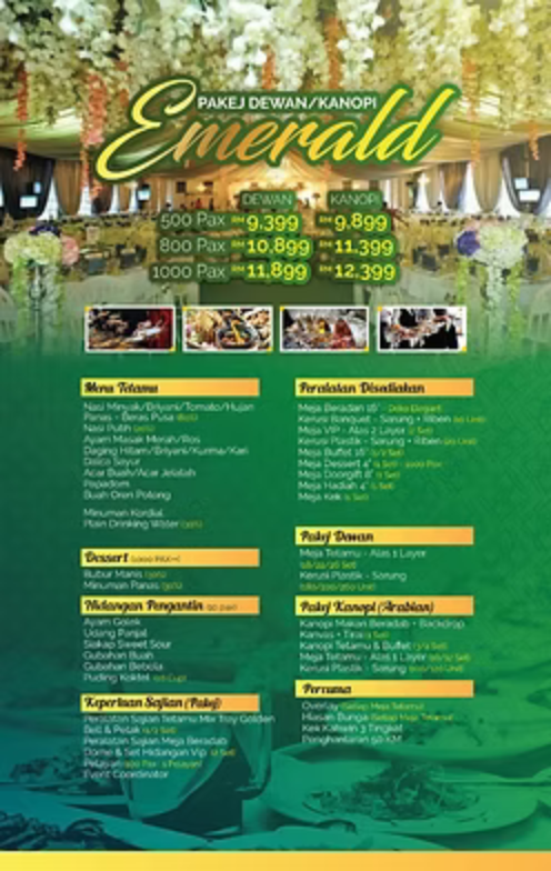 Emerald Hall Package